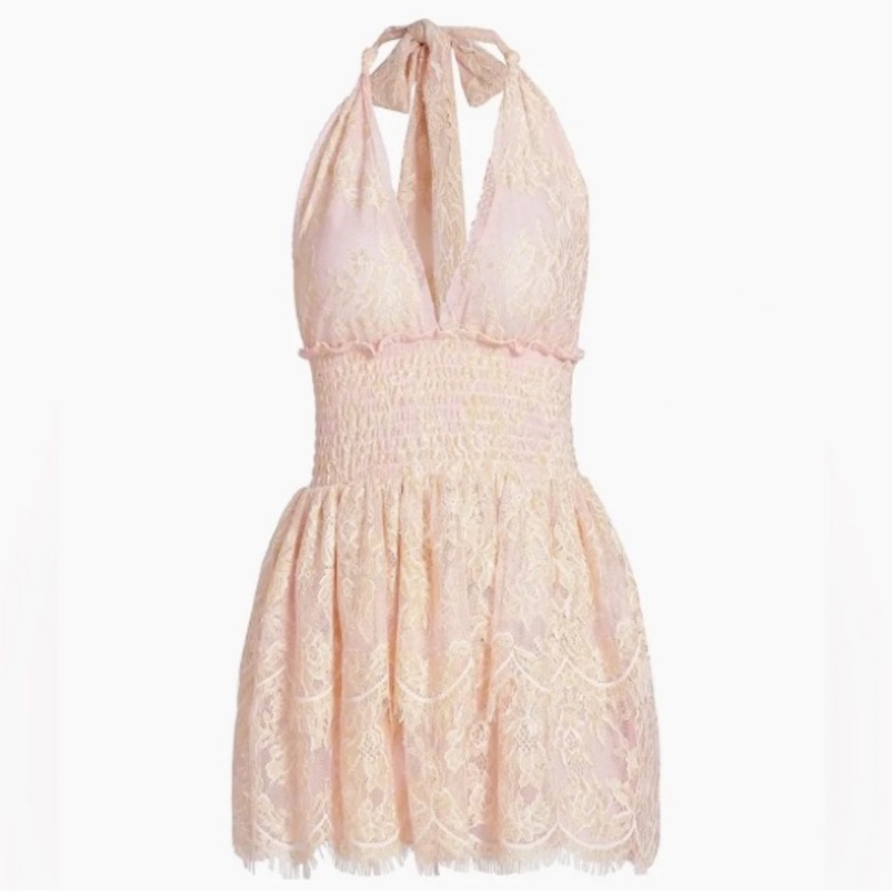 LOVESHACKFANCY Favorite Halter Dress - Picture 3 of 15